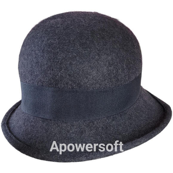 100% wool cloche hat vintage style - Picture 2 of 4